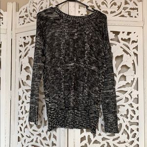 Knox Rose knit sweater with button side detail